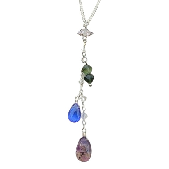 Hand Crafted Jewelry - Hand Made Gemstone Cham Necklace
